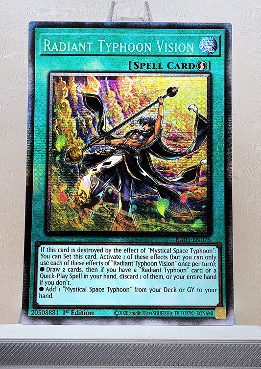 Yugioh! 1x Radiant Typhoon Vision (RA05 - Starlight Rare) 1st Edition