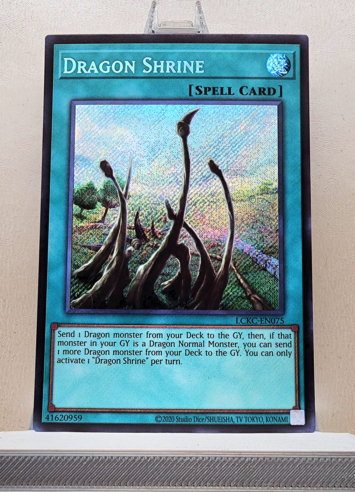 Yugioh! 1x Dragon Shrine (LCKC - Secret Rare) Unli Edition