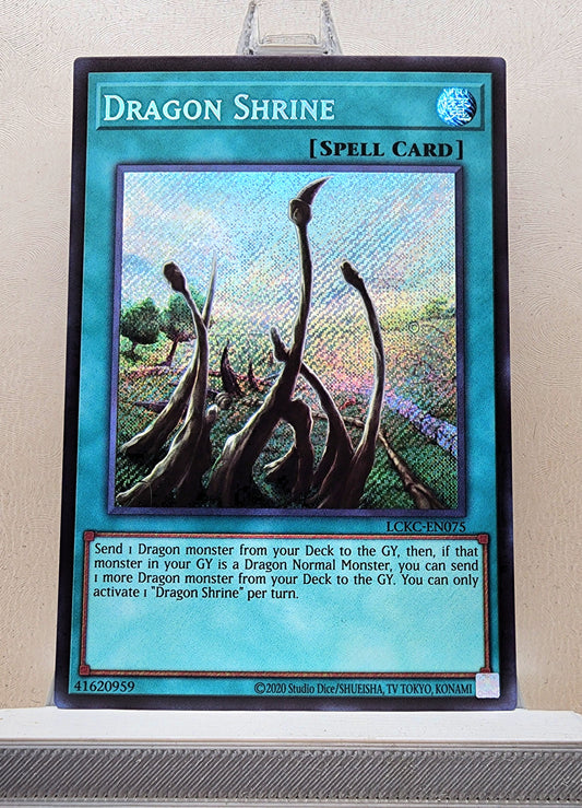 Yugioh! 1x Dragon Shrine (LCKC - Secret Rare) Unli Edition