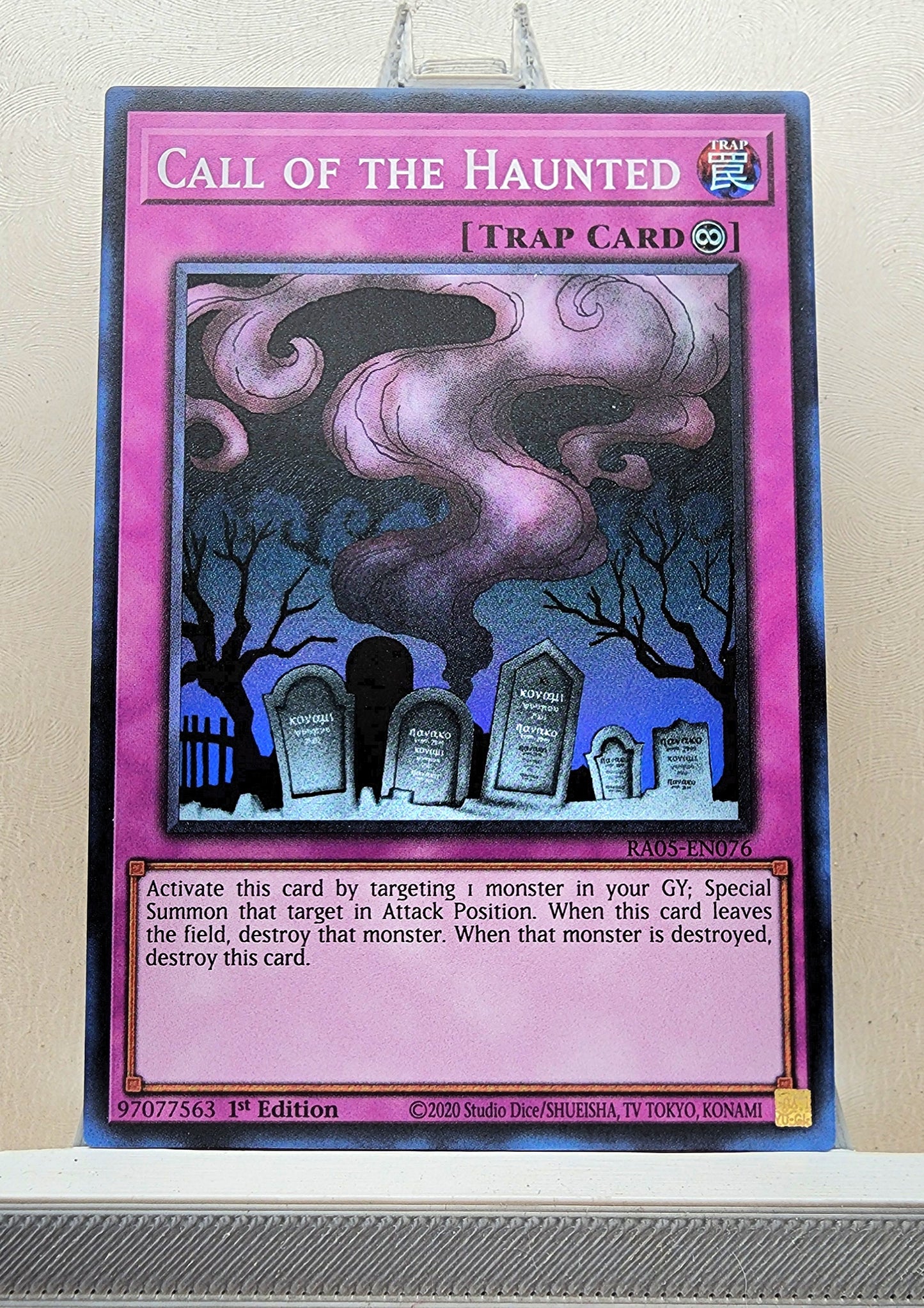 Yugioh! 1x Call of the Haunted (RA05 - Super Rare) 1st Edition