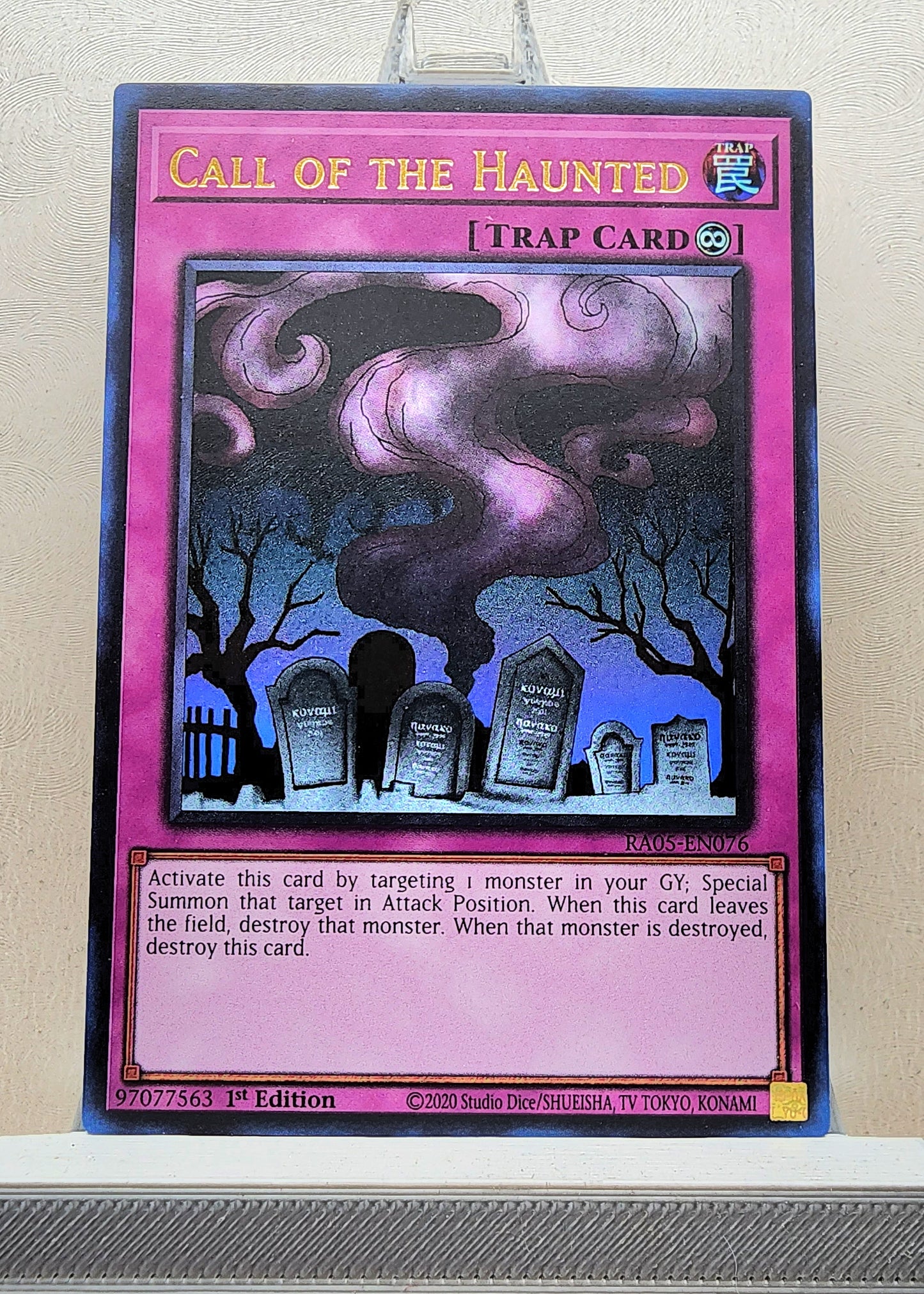 Yugioh! 1x Call of the Haunted (RA05 - Ultra Rare) 1st Edition