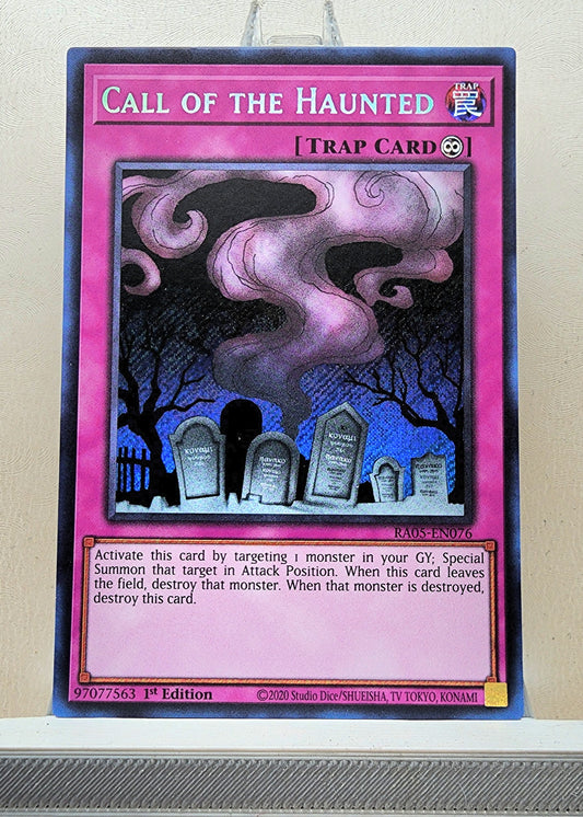 Yugioh! 1x Call of the Haunted (RA05 - Secret Rare) 1st Edition