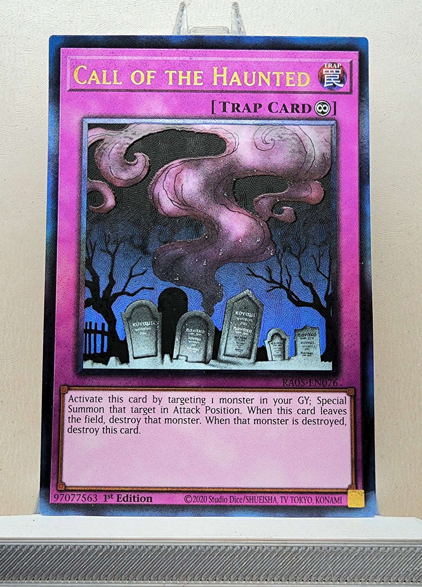 Yugioh! 1x Call of the Haunted (RA05 - Prismatic Ultimate Rare) 1st Edition