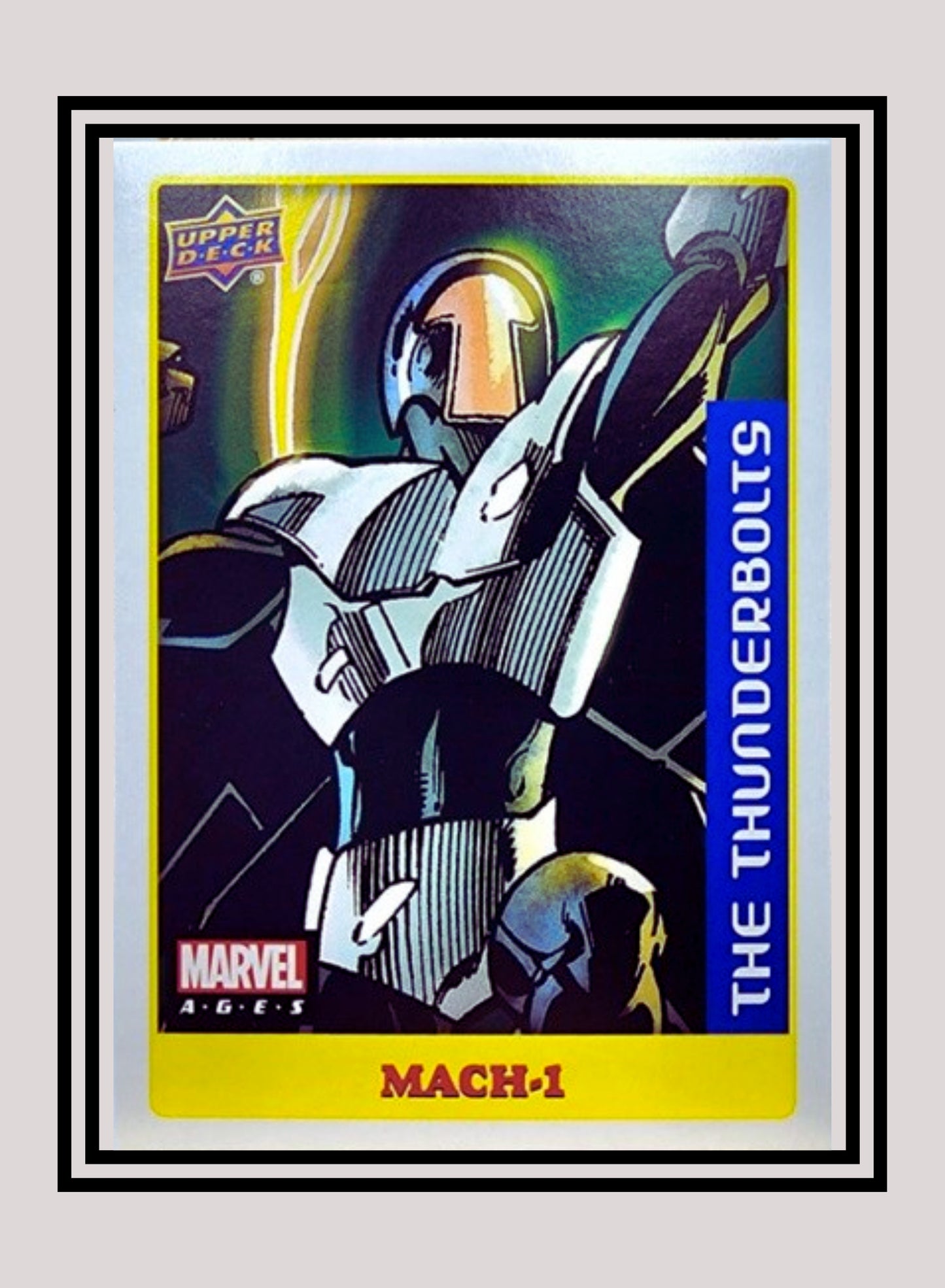 Marvel! 1x Mach-1 - Sticker (#076 - 2020 Upper Deck Marvel Ages)