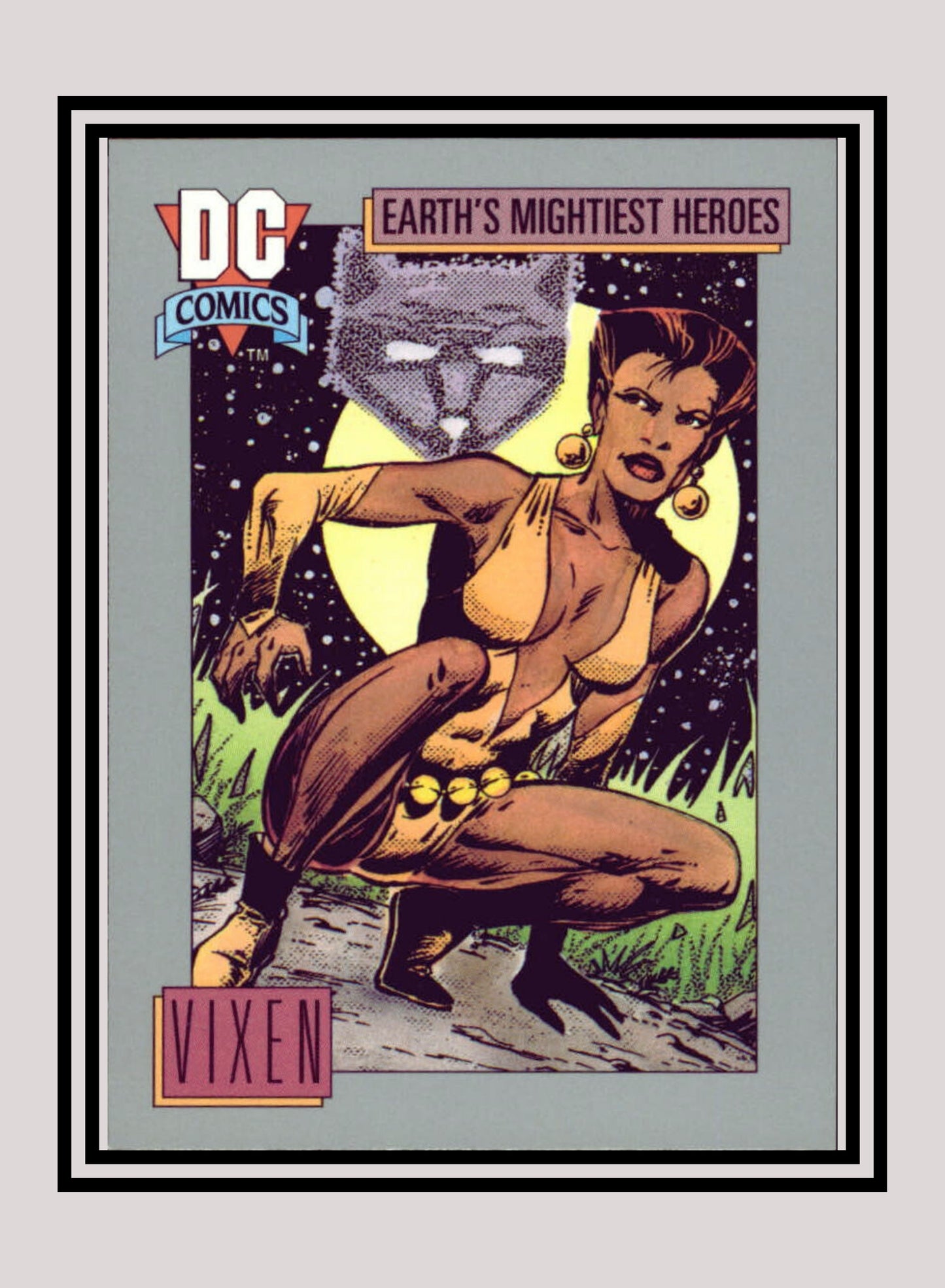 DC! 1x Vixen - Base (#077 - 1991 Impel DC Cosmic Cards)