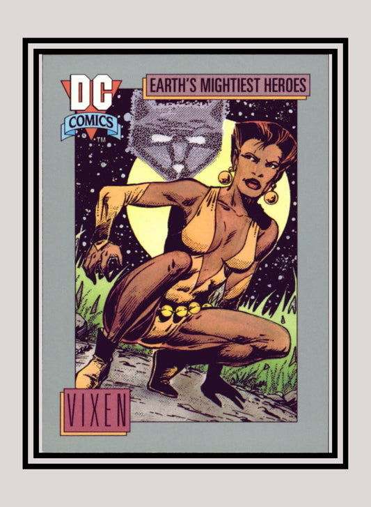 DC! 1x Vixen - Base (#077 - 1991 Impel DC Cosmic Cards)