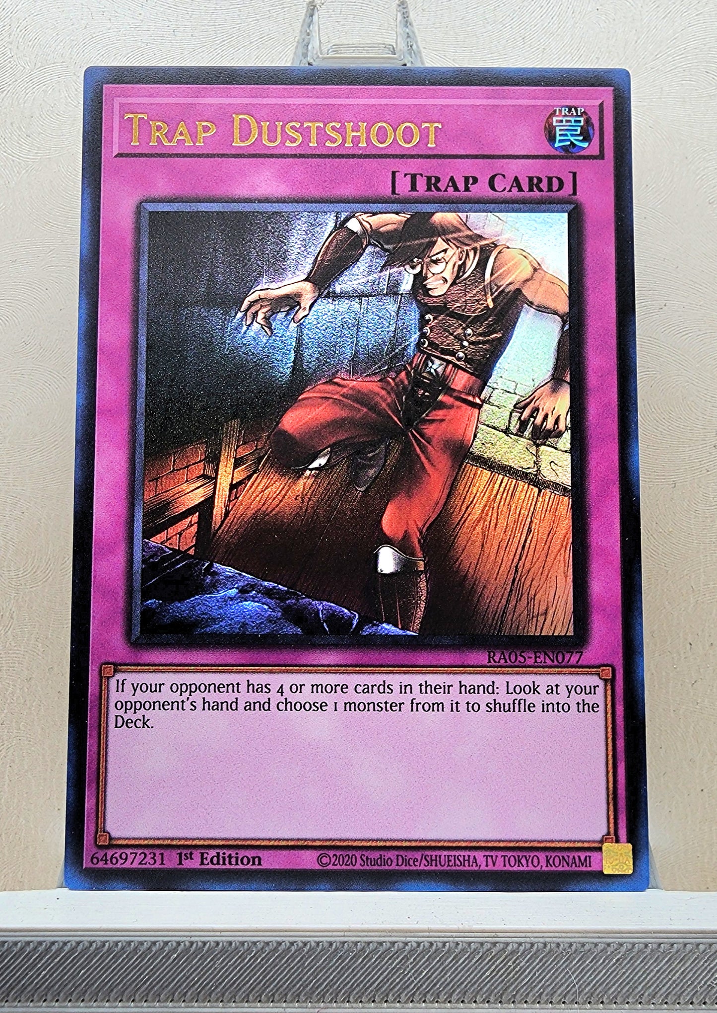 Yugioh! 1x Trap Dustshoot (RA05 - Ultra Rare) 1st Edition