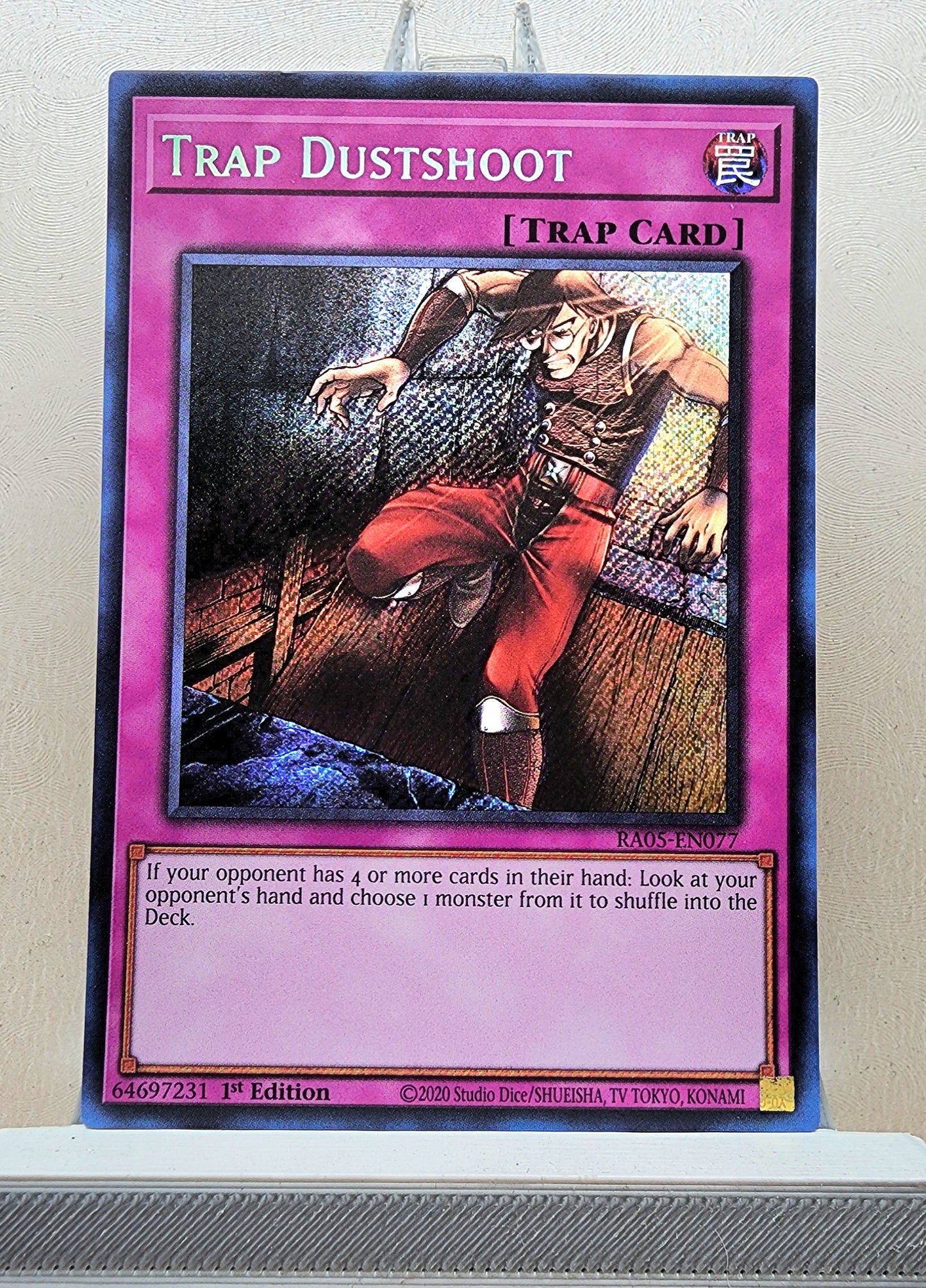 Yugioh! 1x Trap Dustshoot (RA05 - Secret Rare) 1st Edition