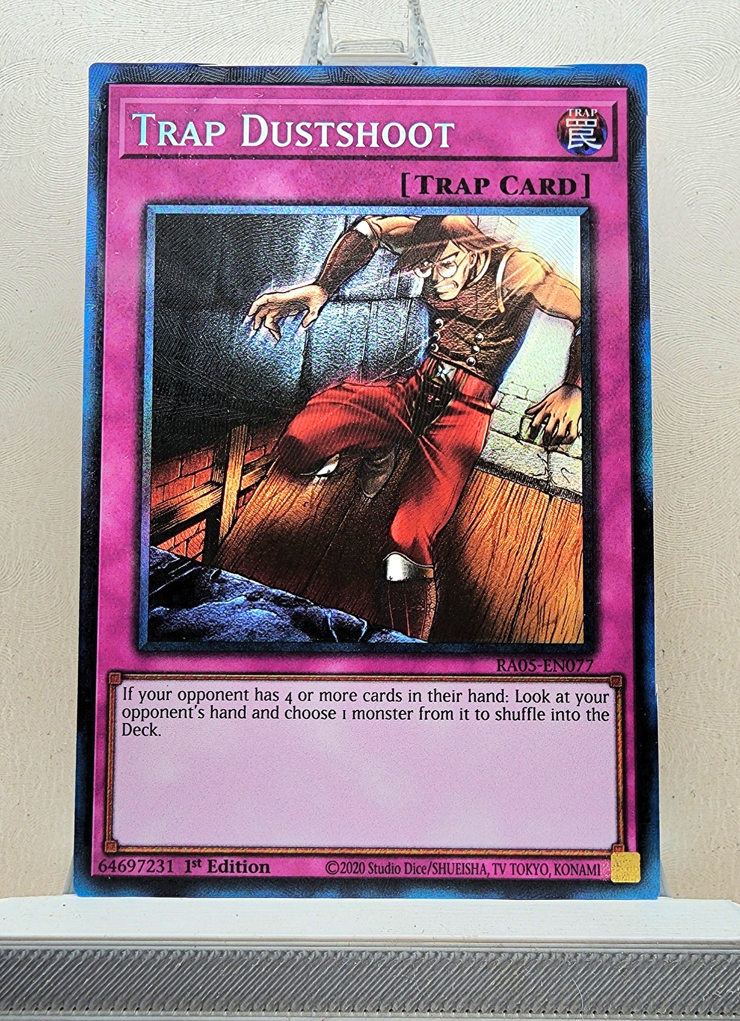 Yugioh! 1x Trap Dustshoot (RA05 - Prismatic Collectors Rare) 1st Edition