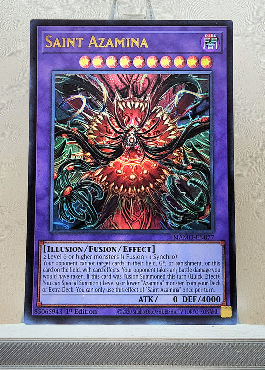Yugioh! 1x Saint Azamina (MAMO - Ultra Rare) 1st Edition
