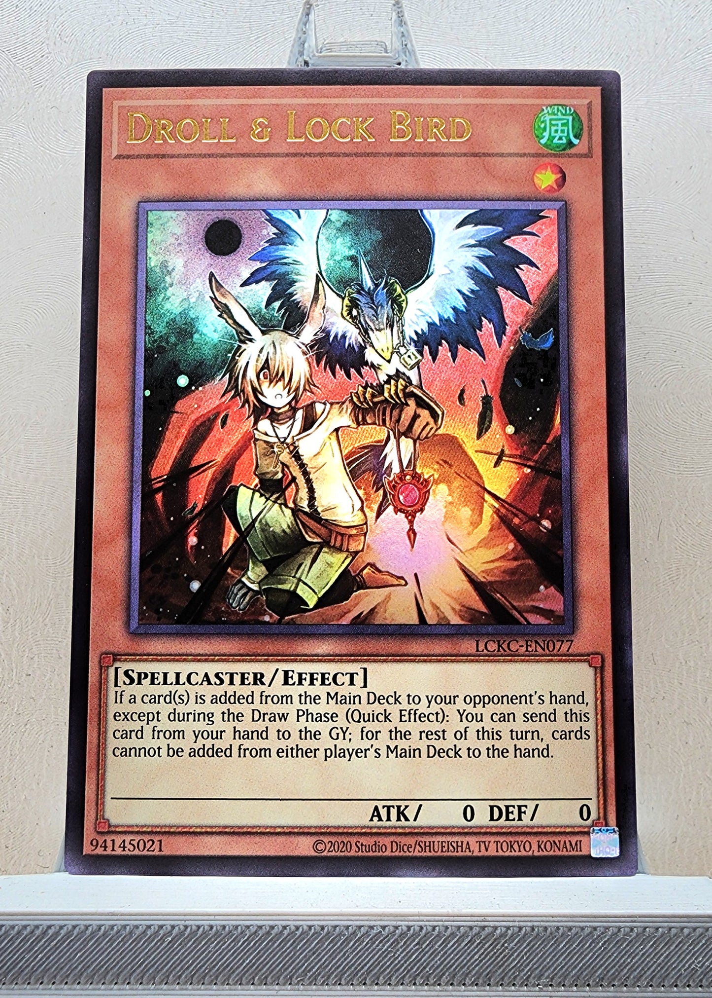 Yugioh! 1x Droll & Lock Bird (LCKC - Ultra Rare) Unli Edition