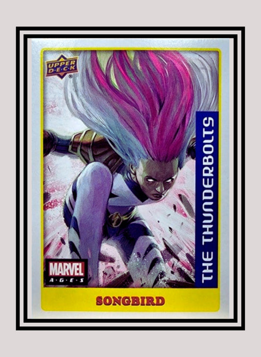 Marvel! 1x Songbird - Sticker (#077 - 2020 Upper Deck Marvel Ages)