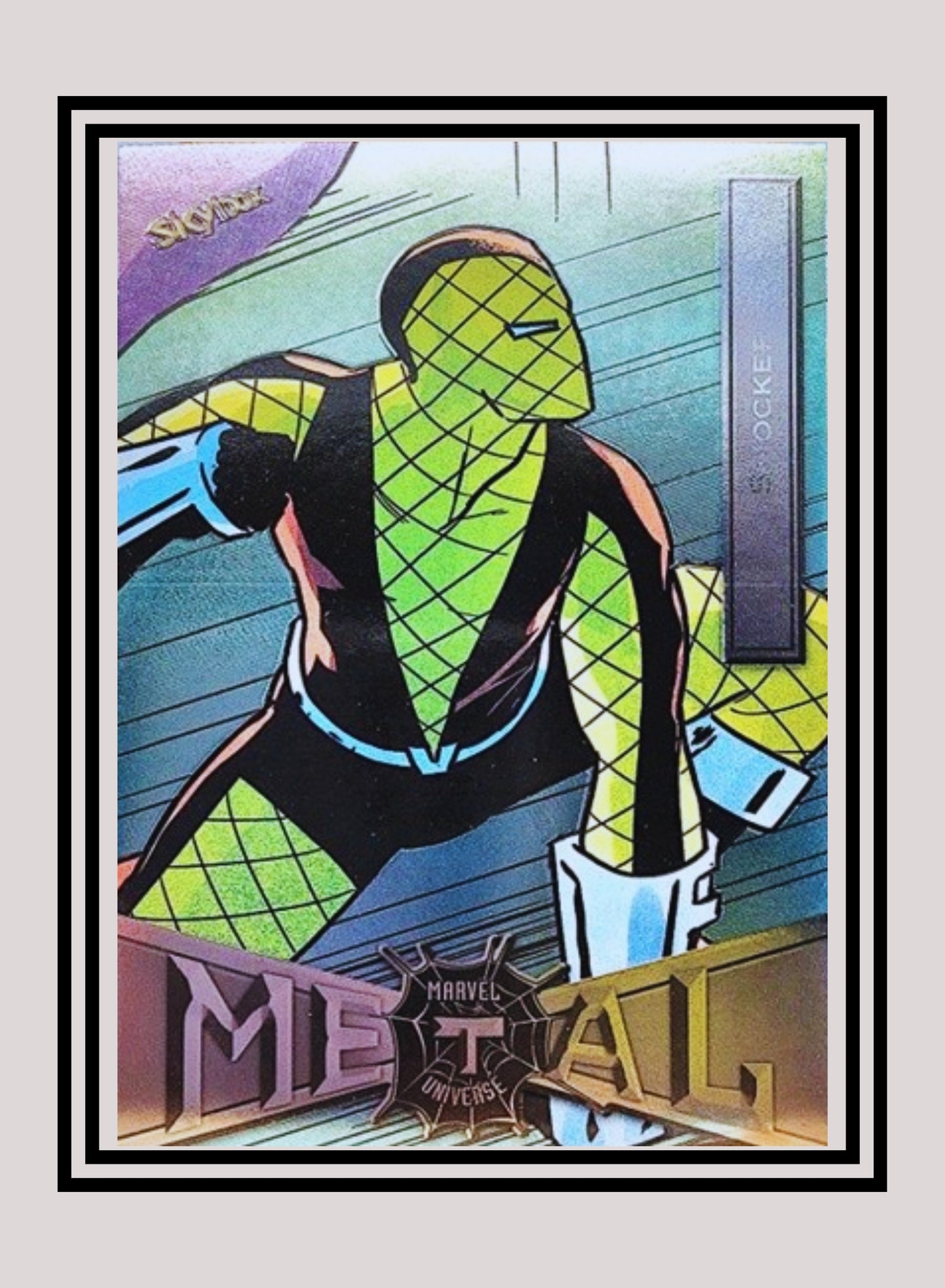 Marvel! 1x Shocker - Base Low Series (#078 - 2021 Upper Deck Spiderman Metal Universe)