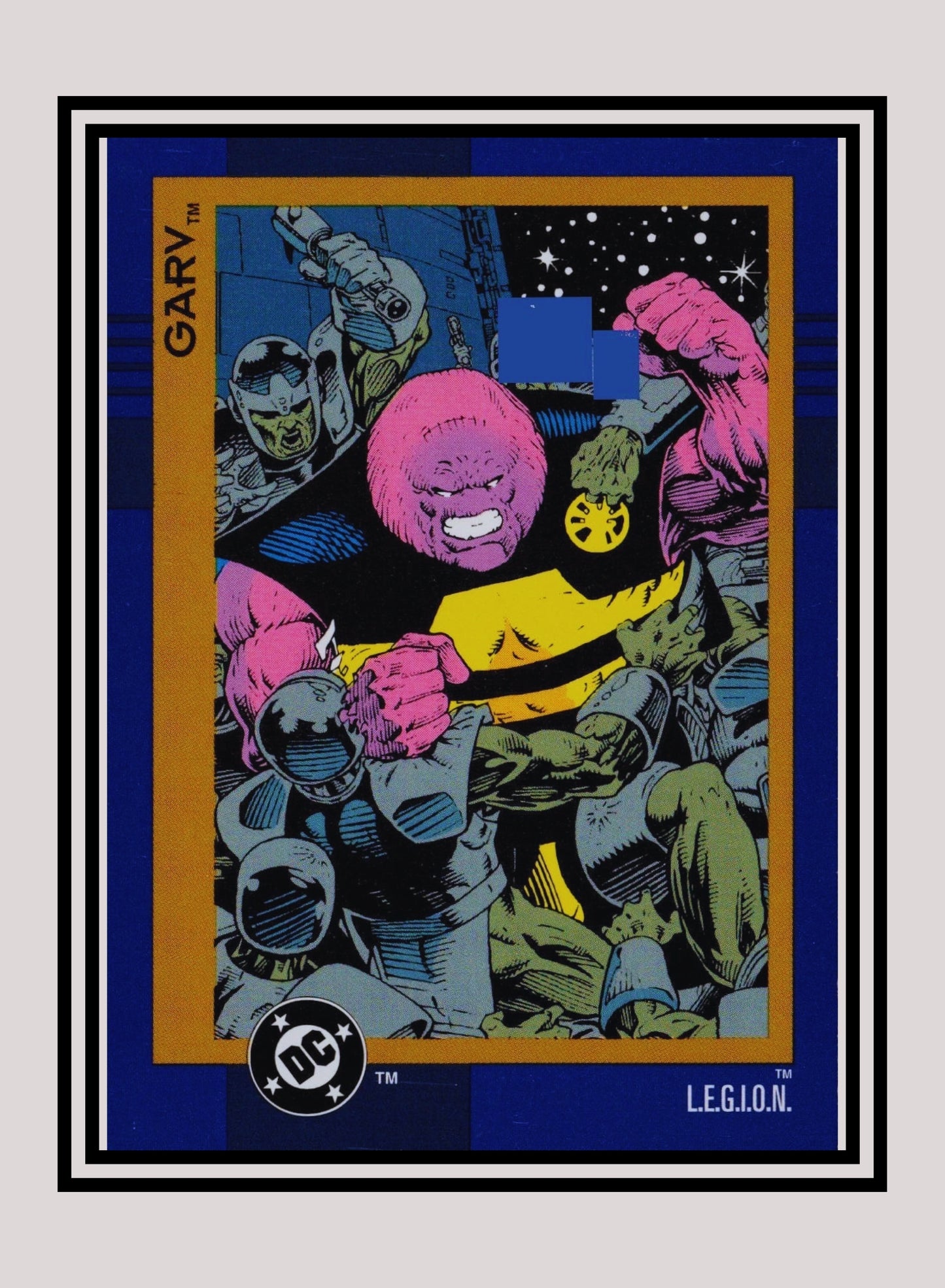 DC! 1x Garv - Base (#078 - 1993 Skybox DC Cosmic Teams)
