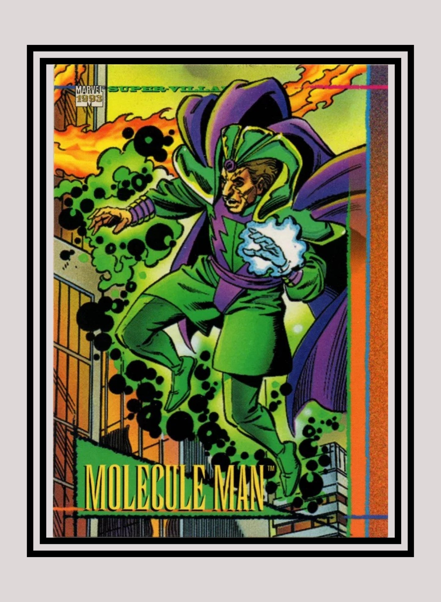 Marvel! 1x Molecule Man - Base (#078 - 1993 Skybox Marvel Universe Series 4)