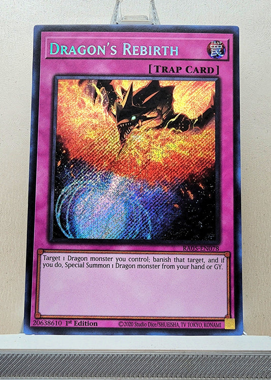 Yugioh! 1x Dragon's Rebirth (RA05 - Secret Rare) 1st Edition