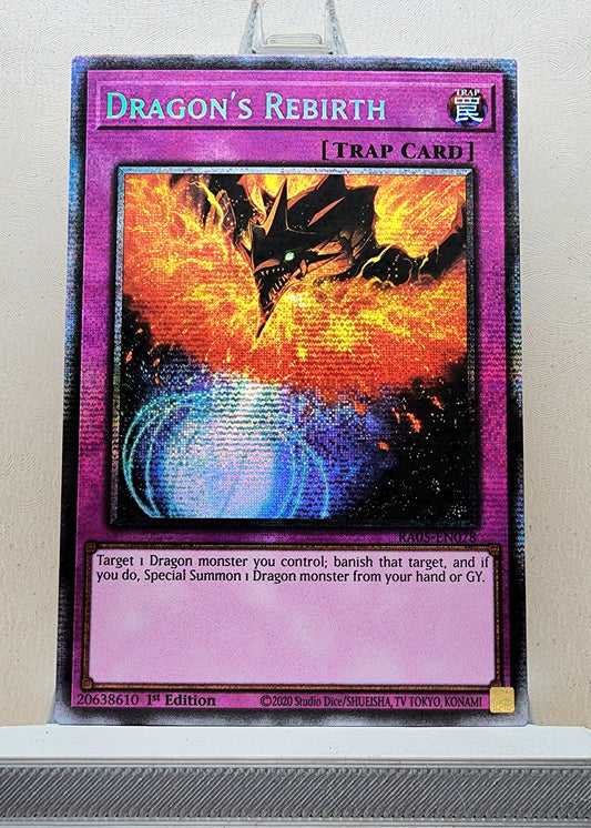 Yugioh! 1x Dragon's Rebirth (RA05 - Starlight Rare) 1st Edition