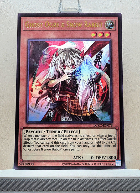 Yugioh! 1x Ghost Ogre & Snow Rabbit (LCKC - Ultra Rare) Unli Edition
