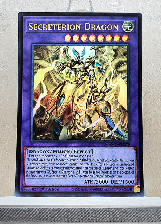 Yugioh! 1x Secreterion Dragon (MAMO - Ultra Rare) 1st Edition