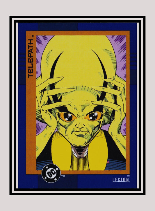 DC! 1x Telepath - Base (#079 - 1993 Skybox DC Cosmic Teams)
