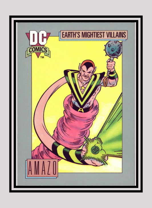 DC! 1x Amazo - Base (#079 - 1991 Impel DC Cosmic Cards)