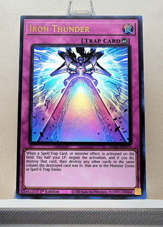Yugioh! 1x Iron Thunder (RA05 - Ultra Rare) 1st Edition