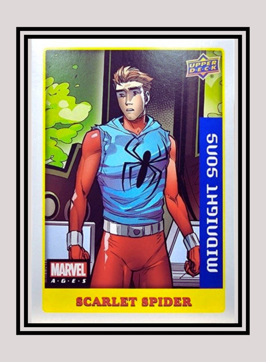 Marvel! 1x Scarlet Spider - Sticker (#079 - 2020 Upper Deck Marvel Ages)