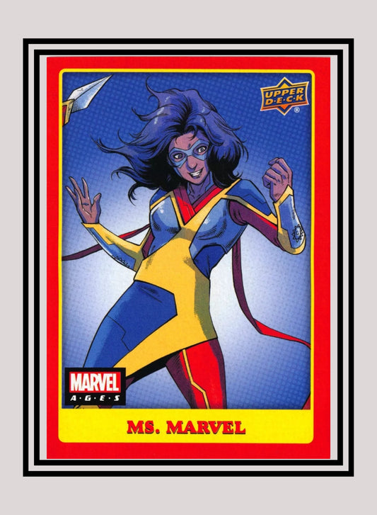 Marvel! 1x Ms. Marvel - Base (#007 - 2020 Upper Deck Marvel Ages)