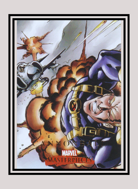 Marvel! 1x Cannonball - Base (#07 - 2008 Upper Deck Marvel Masterpieces Series 2)