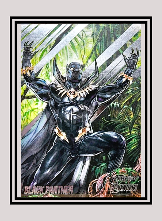 Marvel! 1x Black Panther - Base (#07 - 2022 Fleer Ultra Avengers)