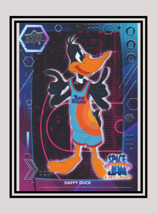 1x Daffy Duck - Base/Blue Parallel (#07 - 2021 Upper Deck Space Jam: A New Legacy)