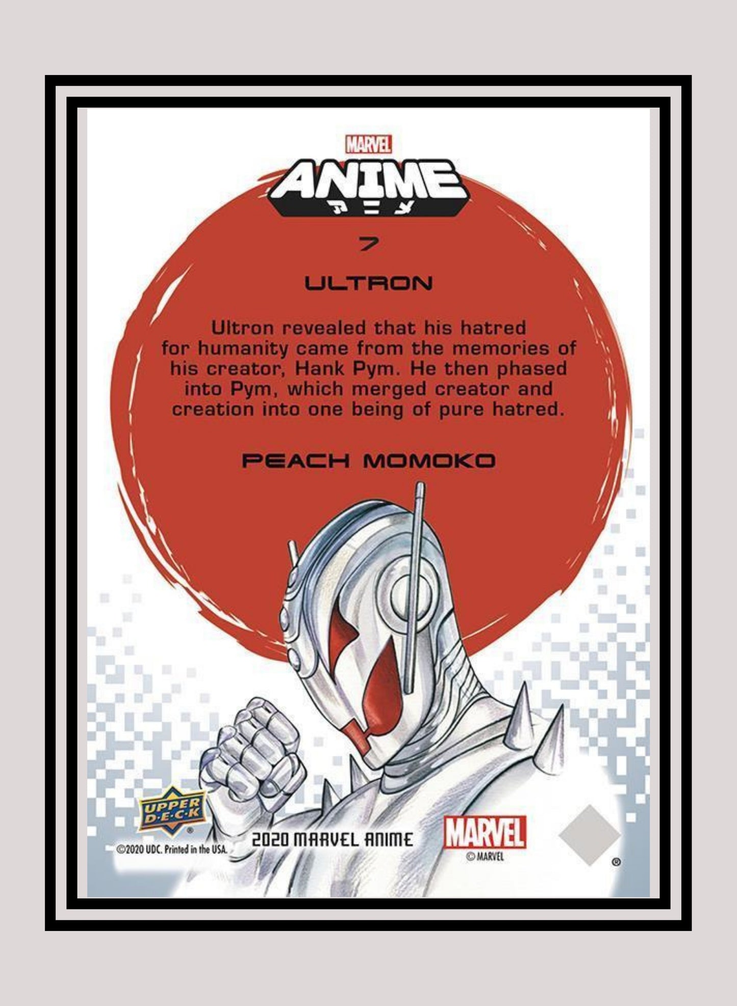 Marvel! 1x Ultron - Base (#07 - 2020 Upper Deck Marvel Anime)