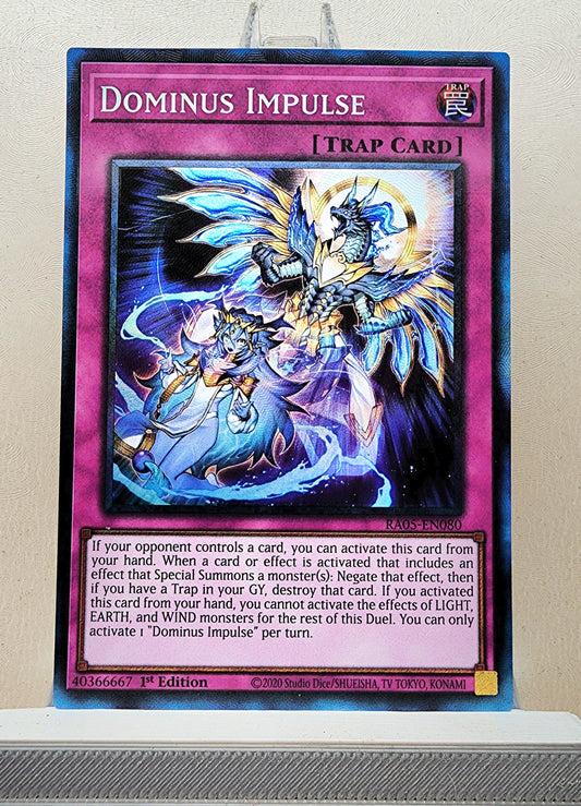 Yugioh! 1x Dominus Impulse (RA05 - Prismatic Collectors Rare) 1st Edition