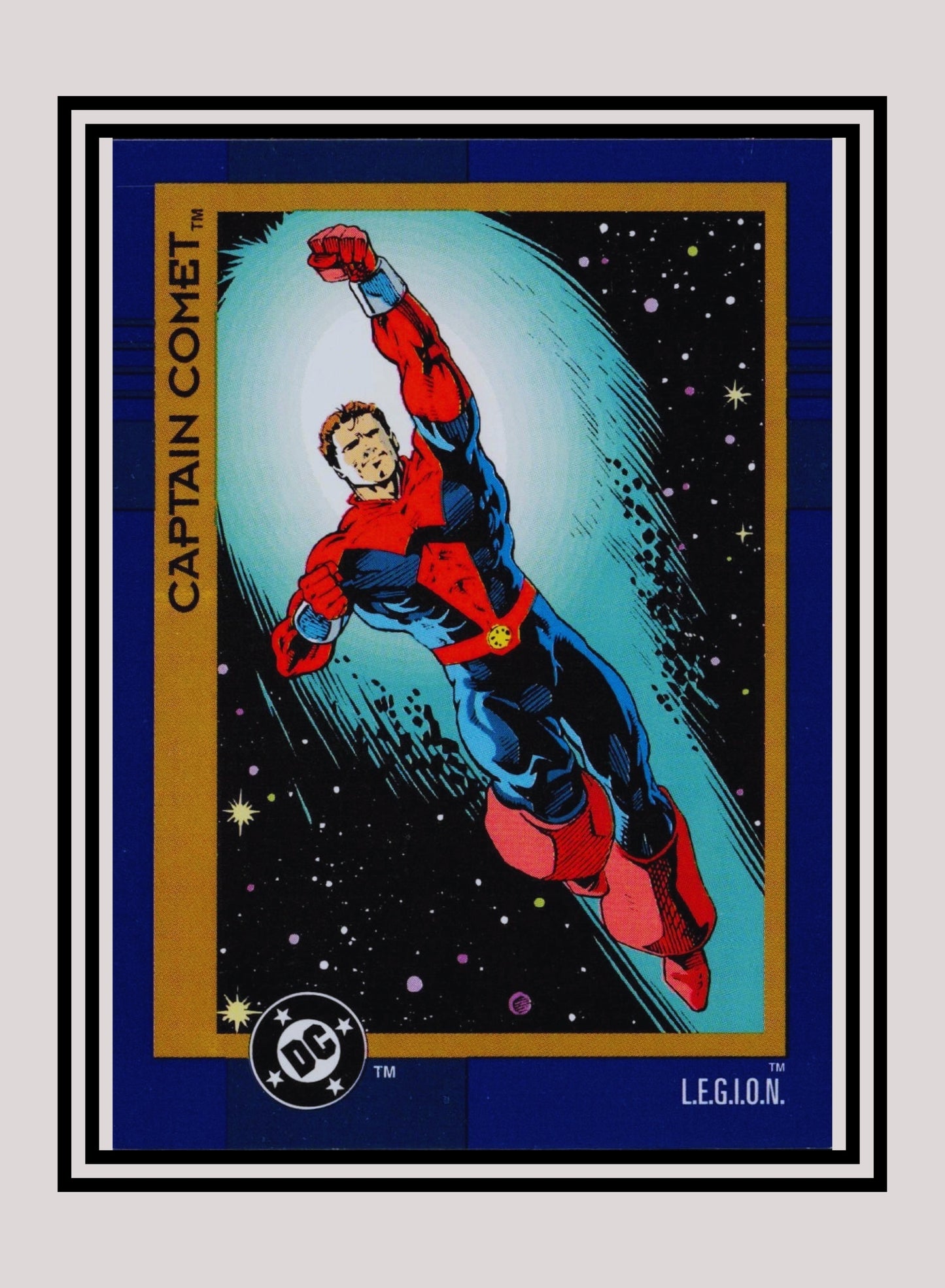 DC! 1x Captain Comet - Base (#081 - 1993 Skybox DC Cosmic Teams)