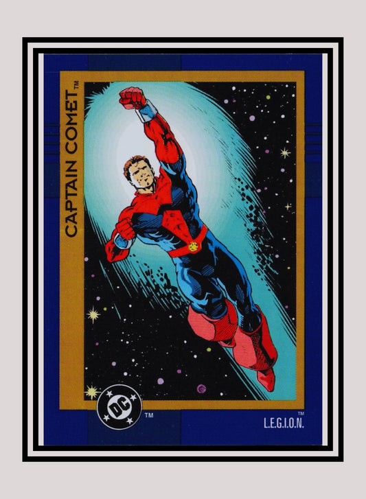 DC! 1x Captain Comet - Base (#081 - 1993 Skybox DC Cosmic Teams)
