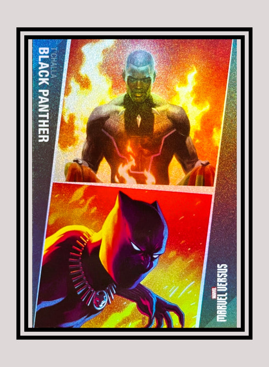 Marvel! 1x Black Panther / T'Challa - Base Foil (#081 - 2022 Panini Marvel Versus)