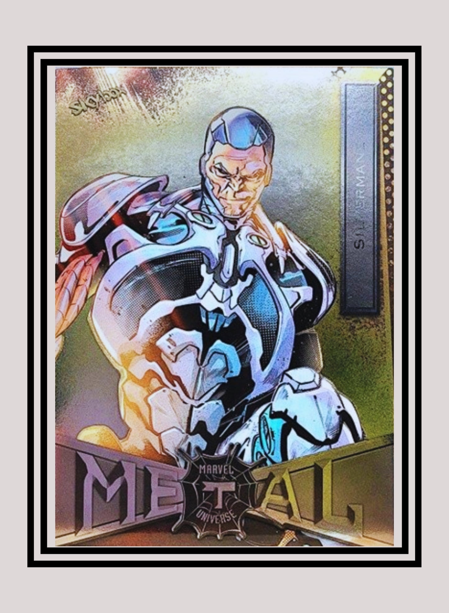 Marvel! 1x Silvermane - Base Low Series (#082 - 2021 Upper Deck Spiderman Metal Universe)