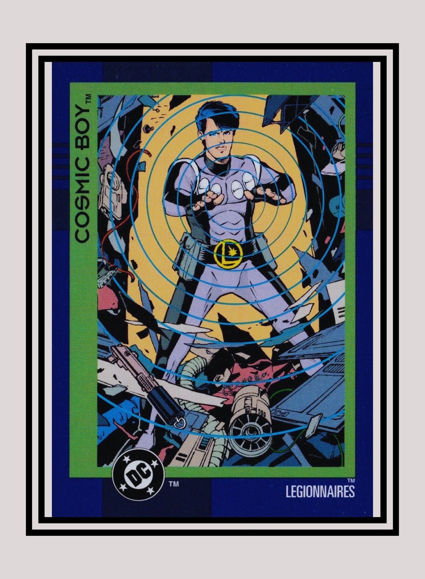 DC! 1x Cosmic Boy - Base (#082 - 1993 Skybox DC Cosmic Teams)