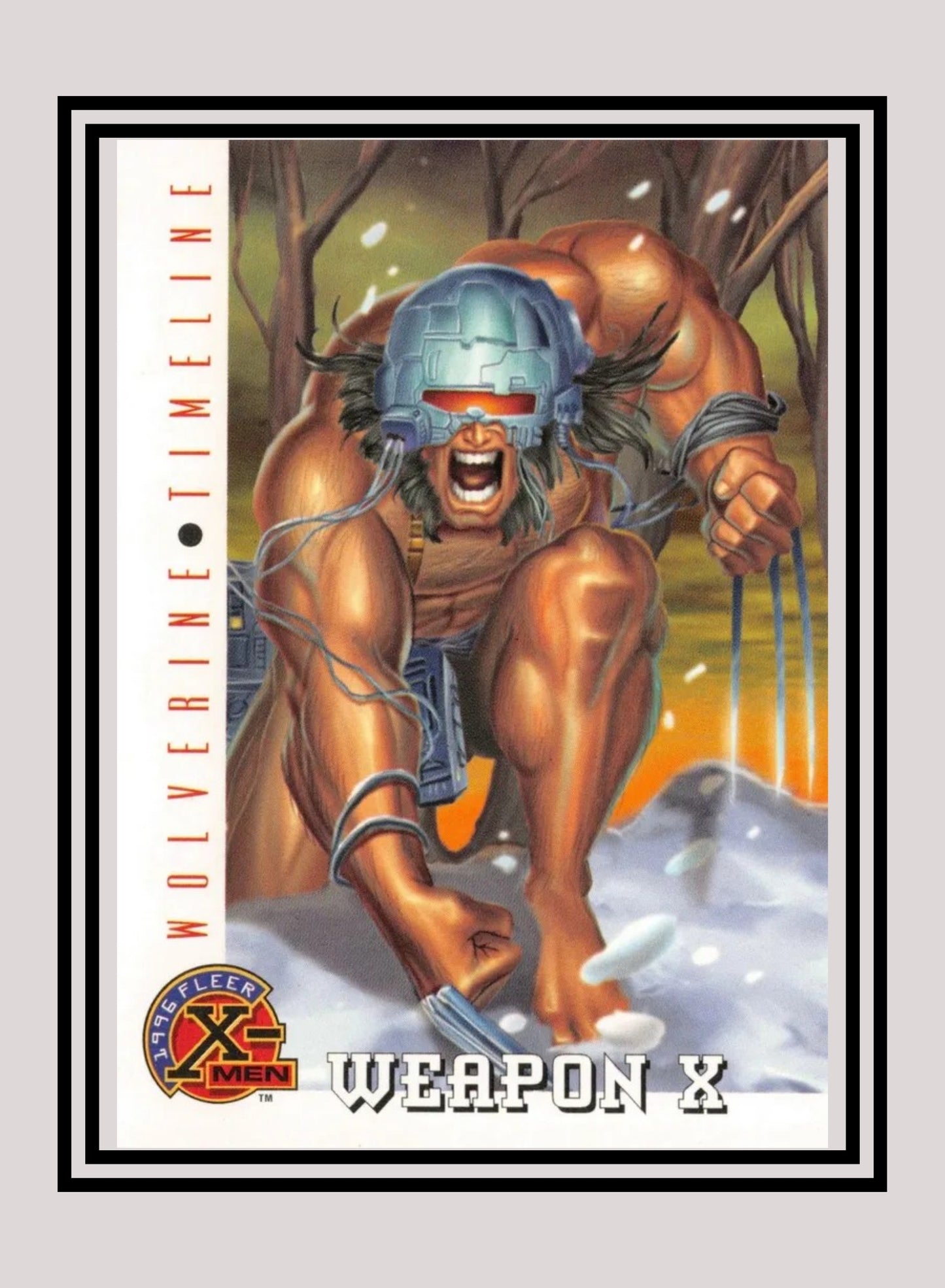 Marvel! 1x Weapon X - Base (#082 - 1996 Fleer X Men)