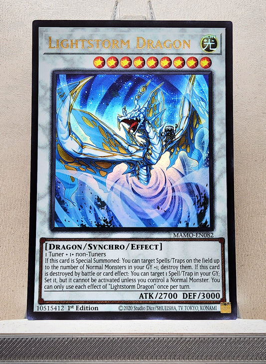 Yugioh! 1x Lightstorm Dragon (MAMO - Ultra Rare) 1st Edition