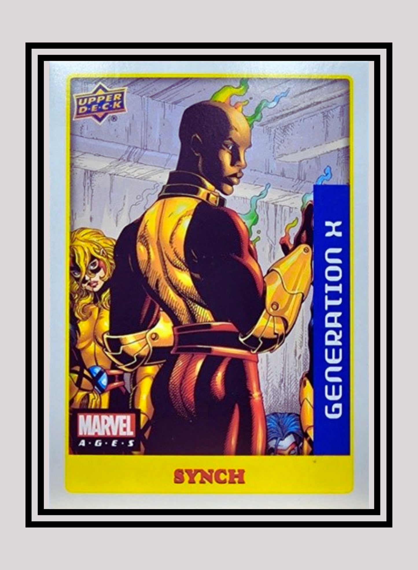 Marvel! 1x Synch - Sticker (#082 - 2020 Upper Deck Marvel Ages)