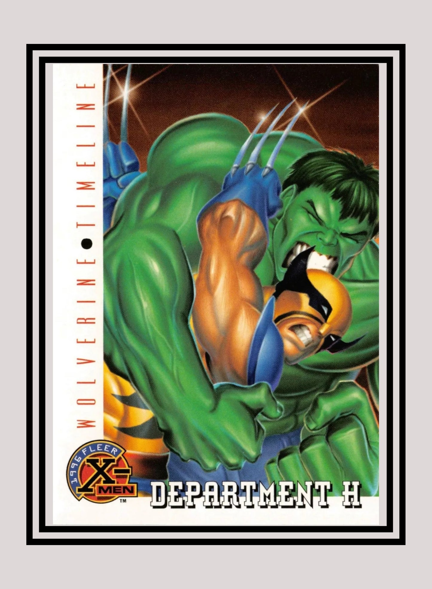 Marvel! 1x Department H - Base (#083 - 1996 Fleer X Men)