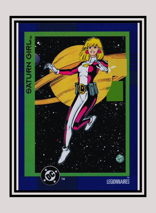 DC! 1x Saturn Girl - Base (#083 - 1993 Skybox DC Cosmic Teams)