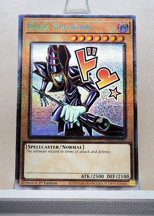 Yugioh! 1x Dark Magician Stamp Artwork (RA05 - Starlight Rare) 1st Edition
