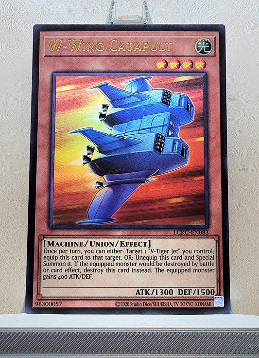 Yugioh! 1x W-Wing Catapult (LCKC - Ultra Rare) Unli Edition