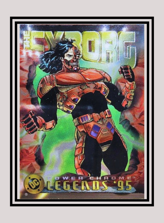 DC! 1x The Cyborg - Power Chrome (#084 - 1995 SkyBox DC Power Chrome Legends)