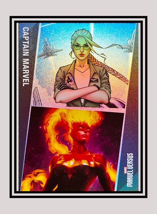 Marvel! 1x Captain Marvel / Carol Danvers - Base Foil (#084 - 2022 Panini Marvel Versus)