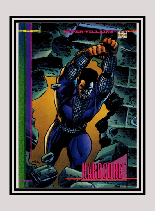 Marvel! 1x Hardcore - Base (#085 - 1993 Skybox Marvel Universe Series 4)