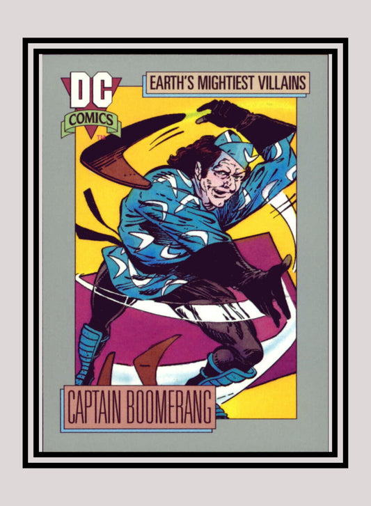 DC! 1x Captain Boomerang - Base (#085 - 1991 Impel DC Cosmic Cards)