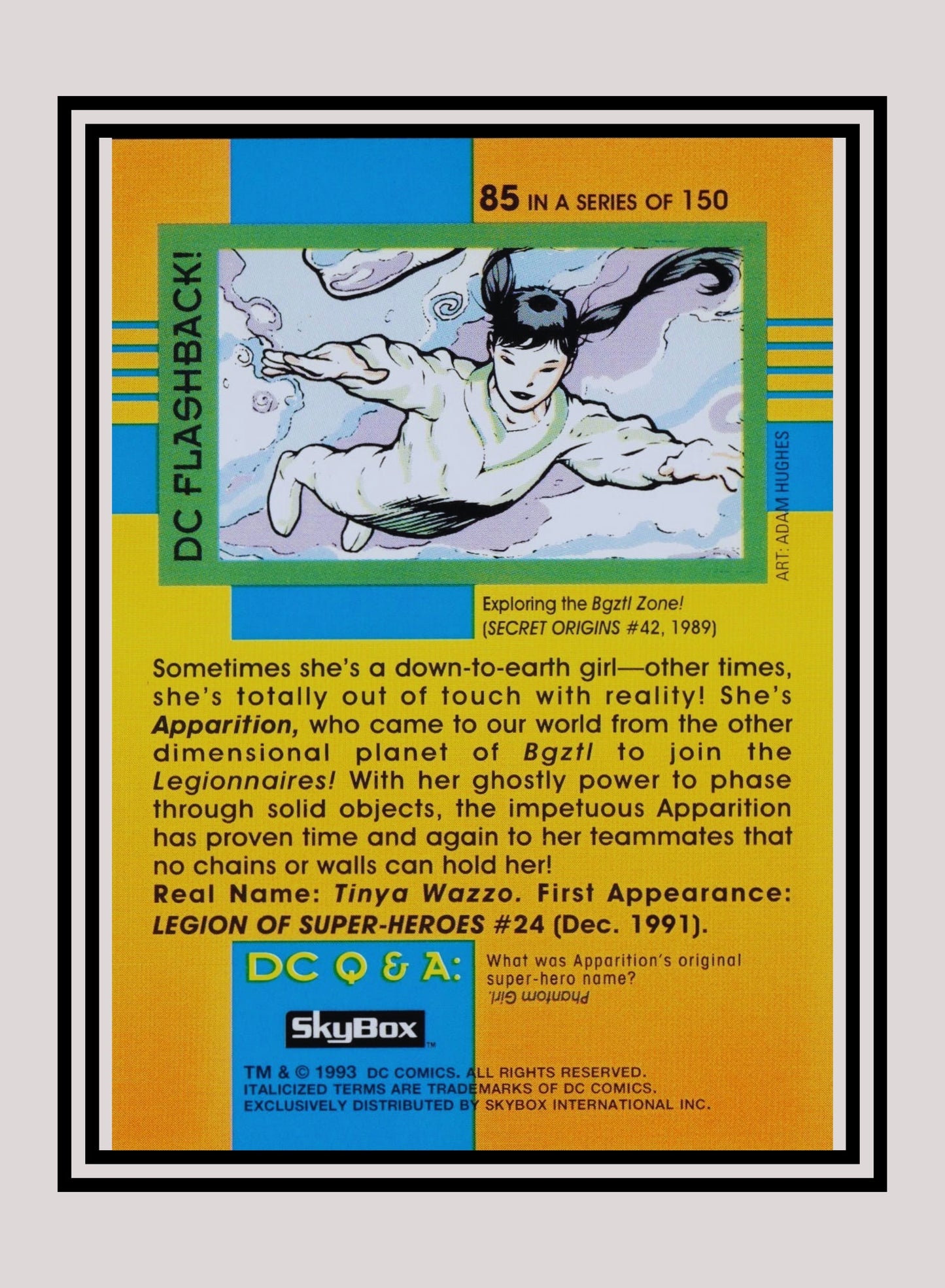 DC! 1x Apparition - Base (#085 - 1993 Skybox DC Cosmic Teams)